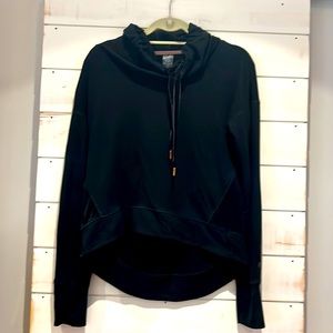 Darling pullover cotton sweatshirt with velvet accents. Size XS.